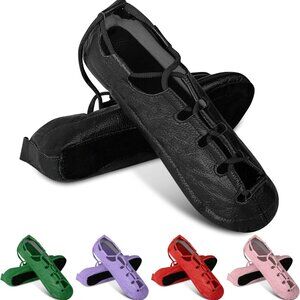 Irish Dance Pump Shoes Soft Leather Womens Size 4 Big Kid Practice Performance